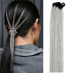 Metal Comb Tassel Hair Chain Wedding Bridal Jewelry