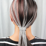 Metal Comb Tassel Hair Chain Wedding Bridal Jewelry