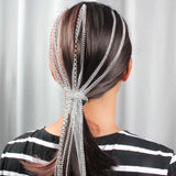 Metal Comb Tassel Hair Chain Wedding Bridal Jewelry