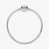 Heart Clasp Snake Chain Bracelet DIY Jewelry Gift