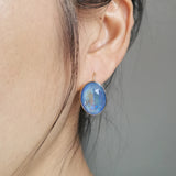Hoop Earrings with Austrian Crystal Stylish Jewelry Girl Gift