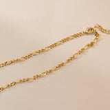 925 Silver Unisex Link Chain Necklace 18K Plated Jewelry