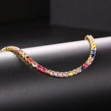 Iced Out Tennis Chain Choker Necklace for Women Men