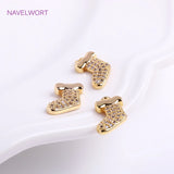 14K Plated Sock Pendants for DIY Jewelry Making