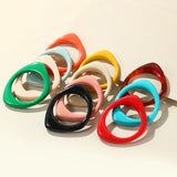 Irregular Cuff Bangles Geometric Acrylic Resin Charm Bracelet