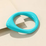 Irregular Cuff Bangles Geometric Acrylic Resin Charm Bracelet