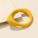 Irregular Cuff Bangles Geometric Acrylic Resin Charm Bracelet
