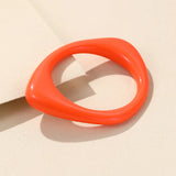 Irregular Cuff Bangles Geometric Acrylic Resin Charm Bracelet