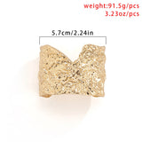 Irregular V Shape Wide Arm Cuff Bangle Open Bangle Bracelet