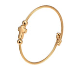 Cross Charm Stainless Steel Hemp Rope Bracelet
