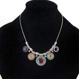 Vintage Gem Choker Necklace Woman Charm Statement Retro Necklaces