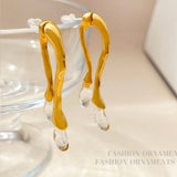 925 Silver Front Back Stick Dangle Earrings Teardrop Women Girl Gift