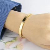 18k Silver Bangle Women Gift Colorful Zircon Stainless Steel Bracelet