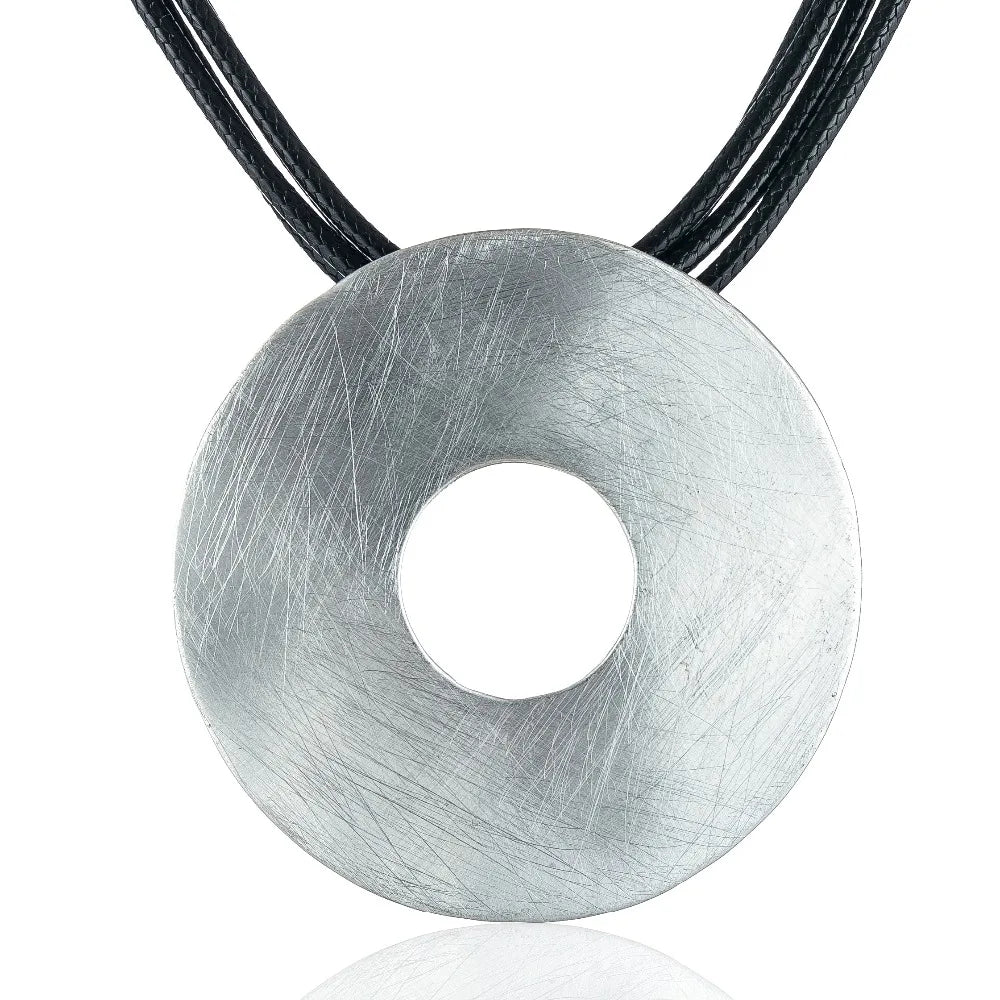 Silver Chokers Necklace for Women With Pendants