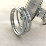 Soft Silicone Bracelet for Women High Plastic Tube Bangle