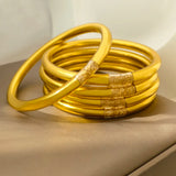 Soft Silicone Bracelet for Women High Plastic Tube Bangle