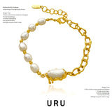Natural Freshwater Pearl Bracelet High Copper Chain Bracelet