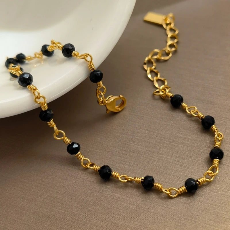 Bead Bracelet & Necklace Set for Women