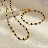 Bead Bracelet & Necklace Set for Women