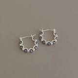 Vintage Simulated Pearl U Shape Earring For Women