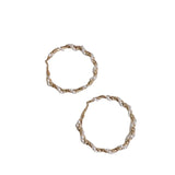 Simulated Pearl Hoop Earrings for Women Girls Wedding Party