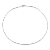 925 Silver Hook Knot Choker Necklace for Women