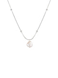 925 Silver Pearl Necklace Women Fine Jewelry Wedding