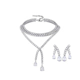 Lab Diamond Chocker Necklace 925 Sterling Silver Party Wedding Pendants Necklace