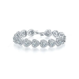 Lady Lab Diamond Bangle Bracelet 14K Engagement Wedding