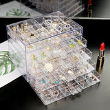 Large Capacity Transparent Box Women'S Multi-Layer Jewelry Box