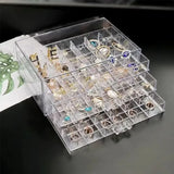 Large Capacity Transparent Box Women'S Multi-Layer Jewelry Box