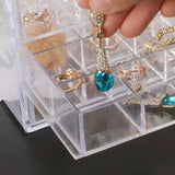 Large Capacity Transparent Box Women'S Multi-Layer Jewelry Box