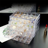 Large Capacity Transparent Box Women'S Multi-Layer Jewelry Box