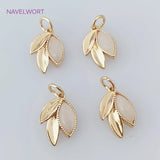 18K Plated Zircon Pendants DIY Jewelry Making Accessory