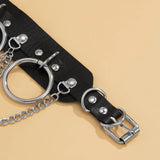 Neo-Gothic PU Leather Torques Necklaces for Women