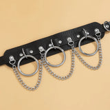 Neo-Gothic PU Leather Torques Necklaces for Women