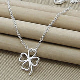 Leaves Flower Necklace Women Jewelry Pendant for Mother Gift