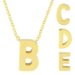 Women's Letter Necklace 316L Stainless Steel