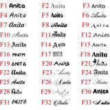 Personalized Name Hair Clips for Women Girls Barrettes Hairpin Head Jewelry