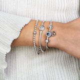 Logo Beads & Pav? Bracelet Womens DIY Accessories Female Birthday Jewelry Gift