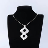 Long Chain Necklace Geometry Pendants Jewelry For Women