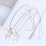 Long Chain Necklace Geometry Pendants Jewelry For Women