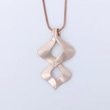 Long Chain Necklace Geometry Pendants Jewelry For Women