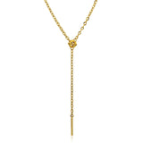 Long Chain Pendants & Necklaces Stainless Steel Bar Choker Collars