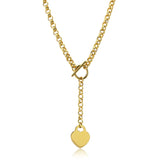 Long Chain Pendants & Necklaces Stainless Steel Bar Choker Collars
