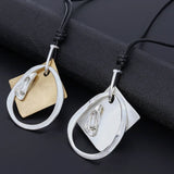 Long Geometric Pendant Necklace for Women