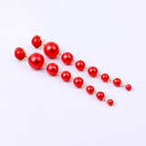Colorful Boho Long Pearl Earrings Statement Wedding Earrings