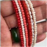 Red Coral Clavicle Necklace Female Party Accessories