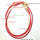 Red Coral Clavicle Necklace Female Party Accessories