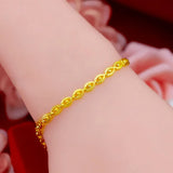 18K Eye Bracelet Bangle for Women Men - Fine Jewelry Gift